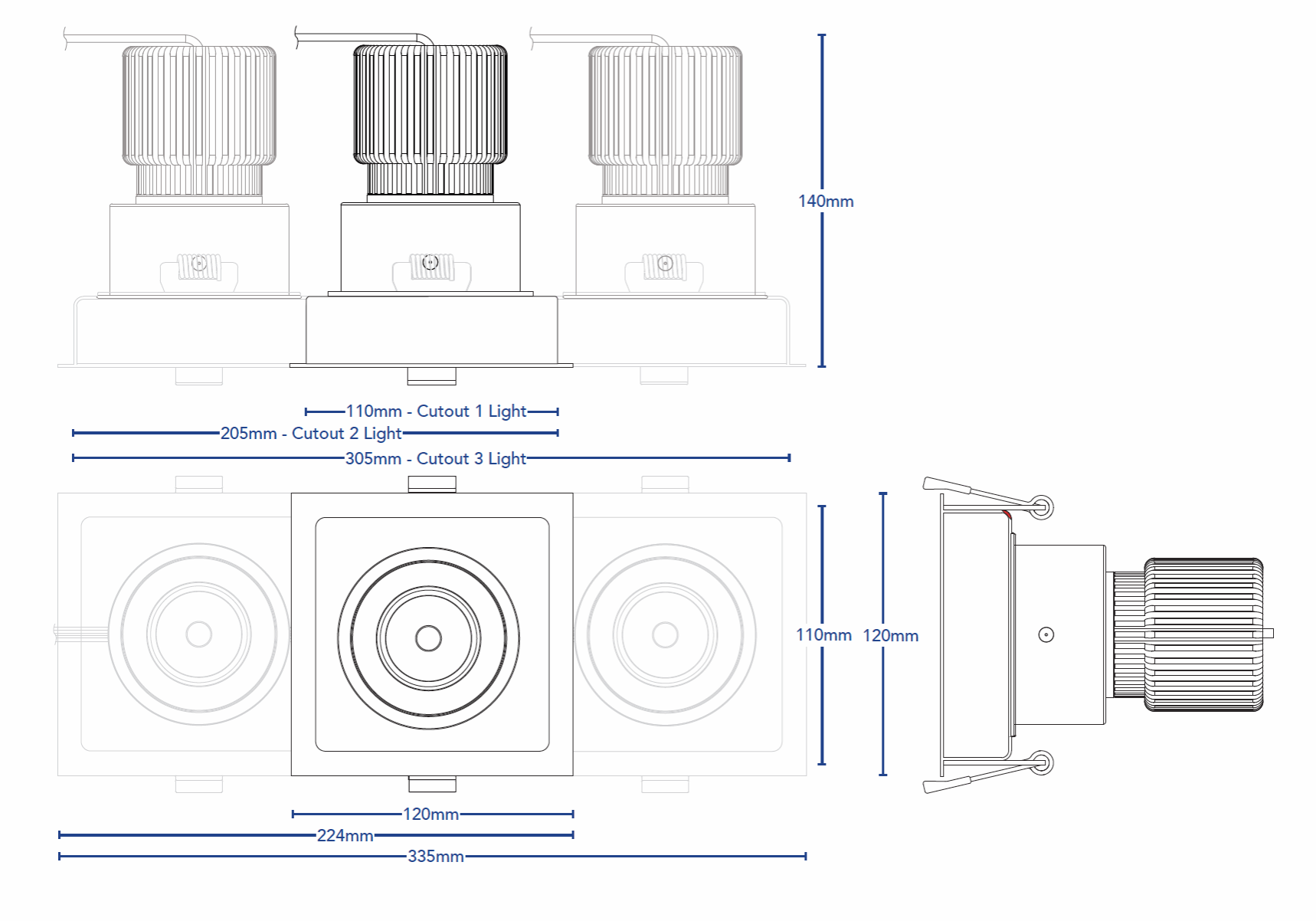 Albany Trim Module 1,2,3 Light 4653.lineart