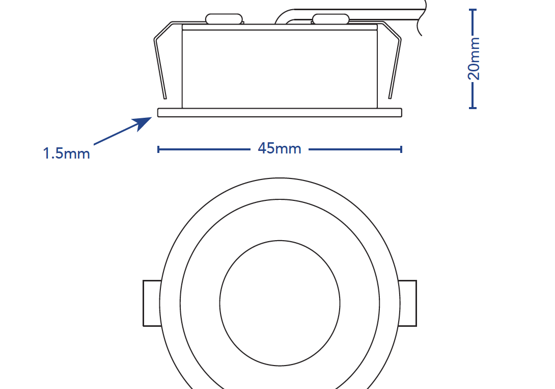 Downlight Minispot Lowprofile.lineart 0422v1 5031
